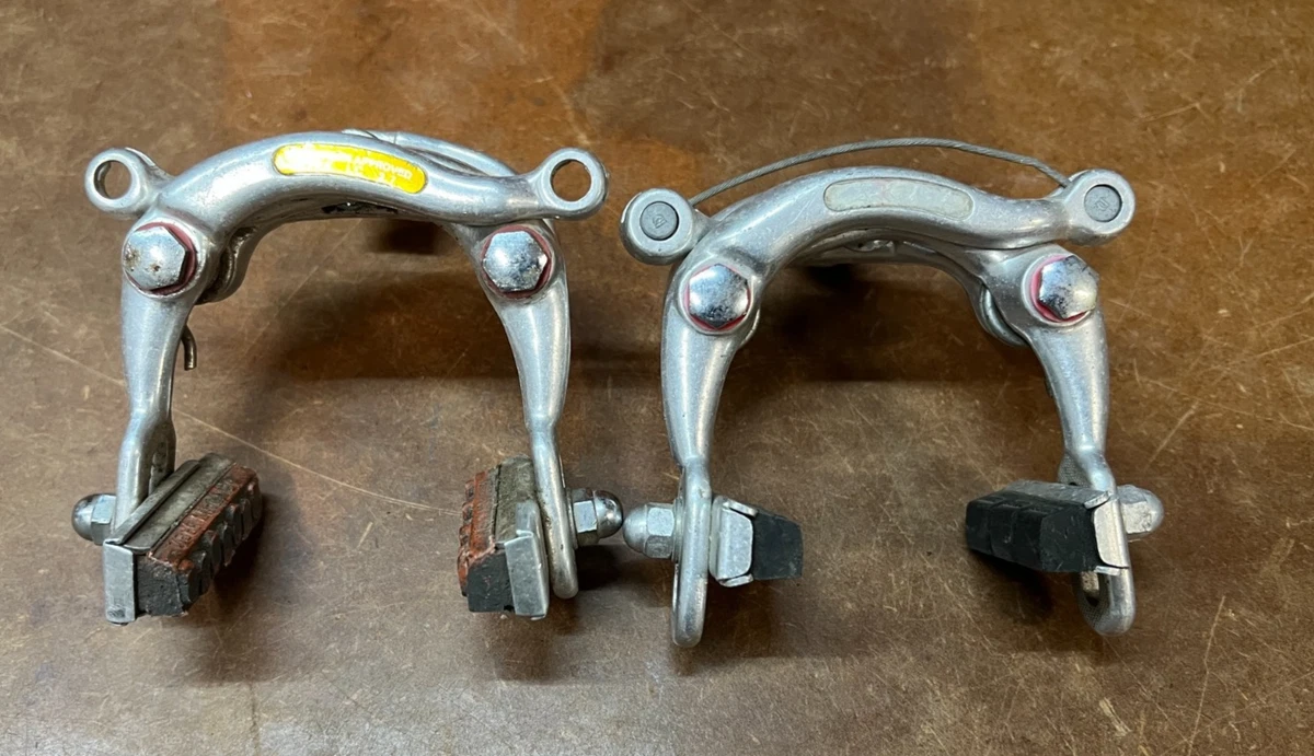 schwinn bicycle brakes CALIPER BRAKE SET COMPONENT BAG VARSITY ROAD BIKES VINTAGE NOS Heaven alloy linear pull brakes and light yet strong aluminum double wall rims Schwinn Bike Maintenance Tips |