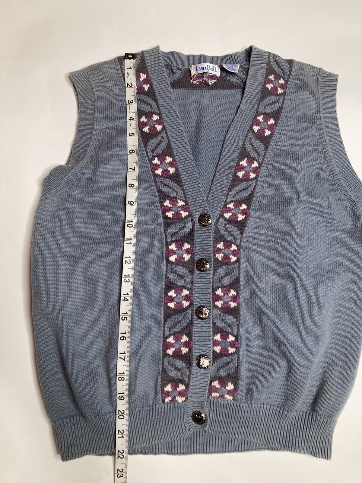 Vintage Jean Bell Golf Knit Sweater 