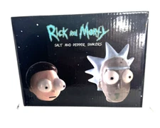 Surreal Entertainment Rick and Morty Head Salt and Pepper Shakers New in Box