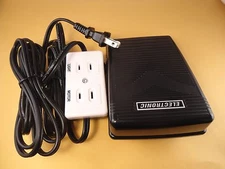 WHITE 530,568,620,1065 SEWING MACHINE FOOT CONTROL PEDAL W LIGHT + MOTOR BLOCK