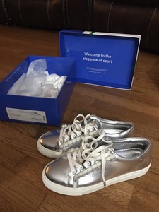 tory burch metallic sneakers