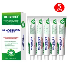 Hemorrhoids Remove Ointment Herbal Cream Relief Piles Pain Reduce Itching 42.5g
