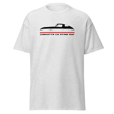 Premium T-Shirt For Chevrolet Corvette C2 Sting Ray 1963-1964 Car Fans Gift Tee