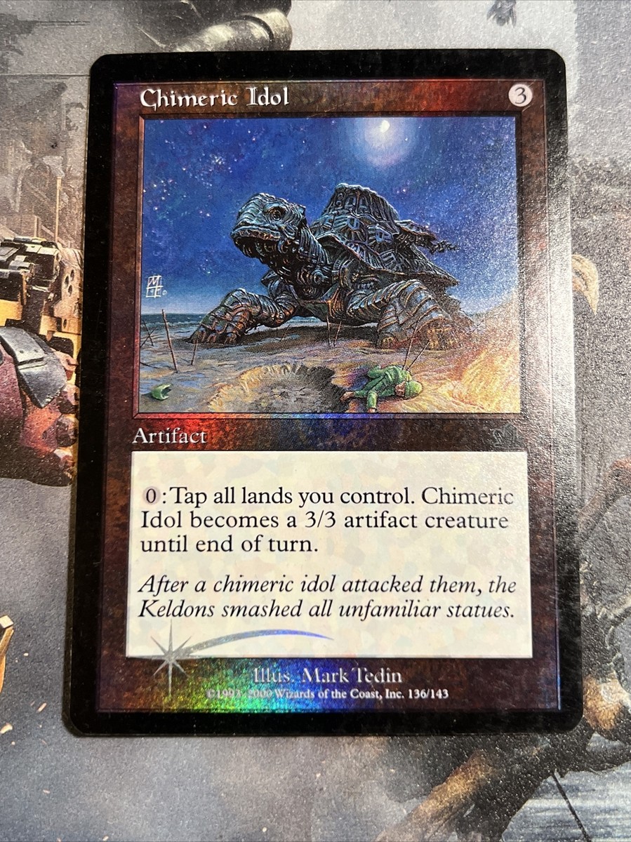 1x Foil Chimeric Idol Prophesy MP MTG Magic the Gathering x1 MKE