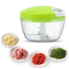 Mini Manual Hand Food Chopper Portable Pull String