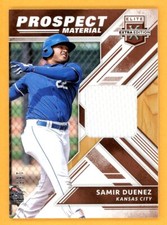 SAMIR DUENEZ 2018 Elite Extra Edition Prospect Materials Rookie MEM SER #d /199