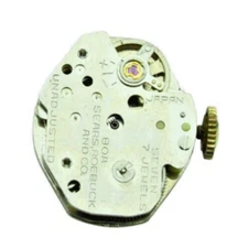 MORIOKA TOKEI INC 80A  7 Jewel SEARS Japan Vintage Watch Movement 6.75 x 8'''