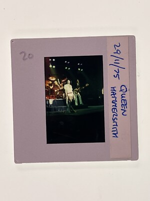 Queen Freddie Mercury Photo Transparency Odeon Hammersmith 29th November 1975