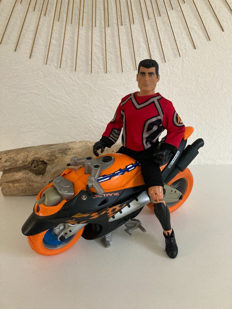 👿 Action Man Moto Orange Octane Avec Figurine Hasbro | eBay