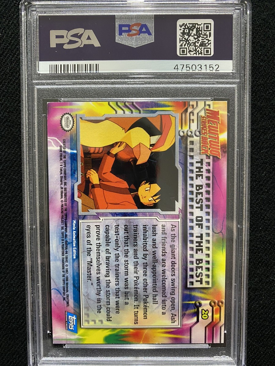 1999 Topps Pokemon Movie Edition The Best of the Best Foil #20 PSA