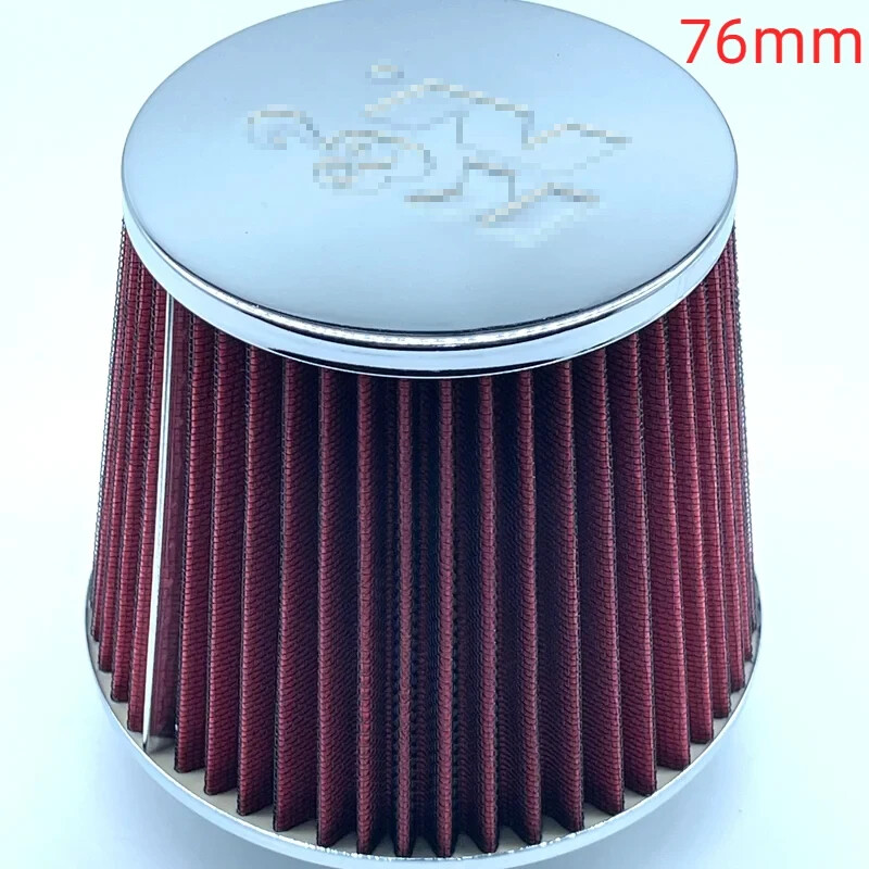 4 Inch Car Intake Air Filter for K＆N 14084-2 Universal KN Tapered