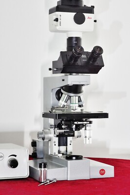 LEITZ ORTHOLUX II PHOTO MICROSCOPE WITH BF, DF,  POL AND PHASE CONTRAST KIT DSLR