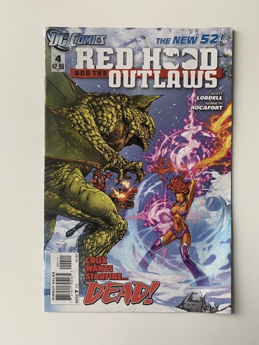 RED HOOD AND THE OUTLAWS 2012 #4 DC COMICS- LOBDELL, ROCAFORT