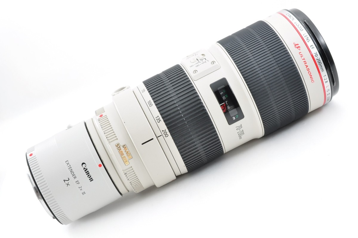 Opt Mint w/Extender 2x* CANON EF 70-200mm f/2.8 L IS II USM w/Hood