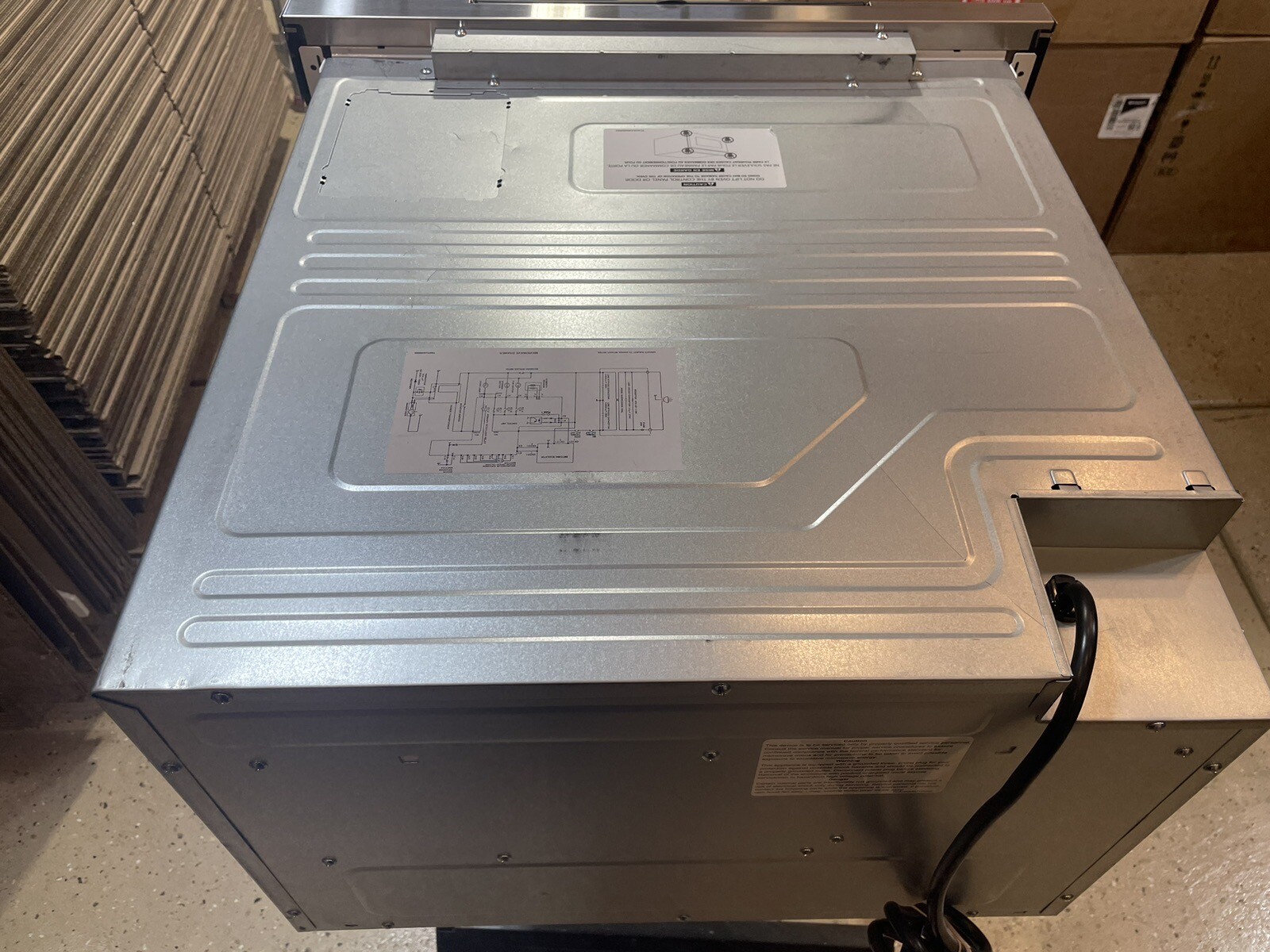 SMD2470ASY Sharp Stainless Steel Microwave Drawer OvenDent & Scratch