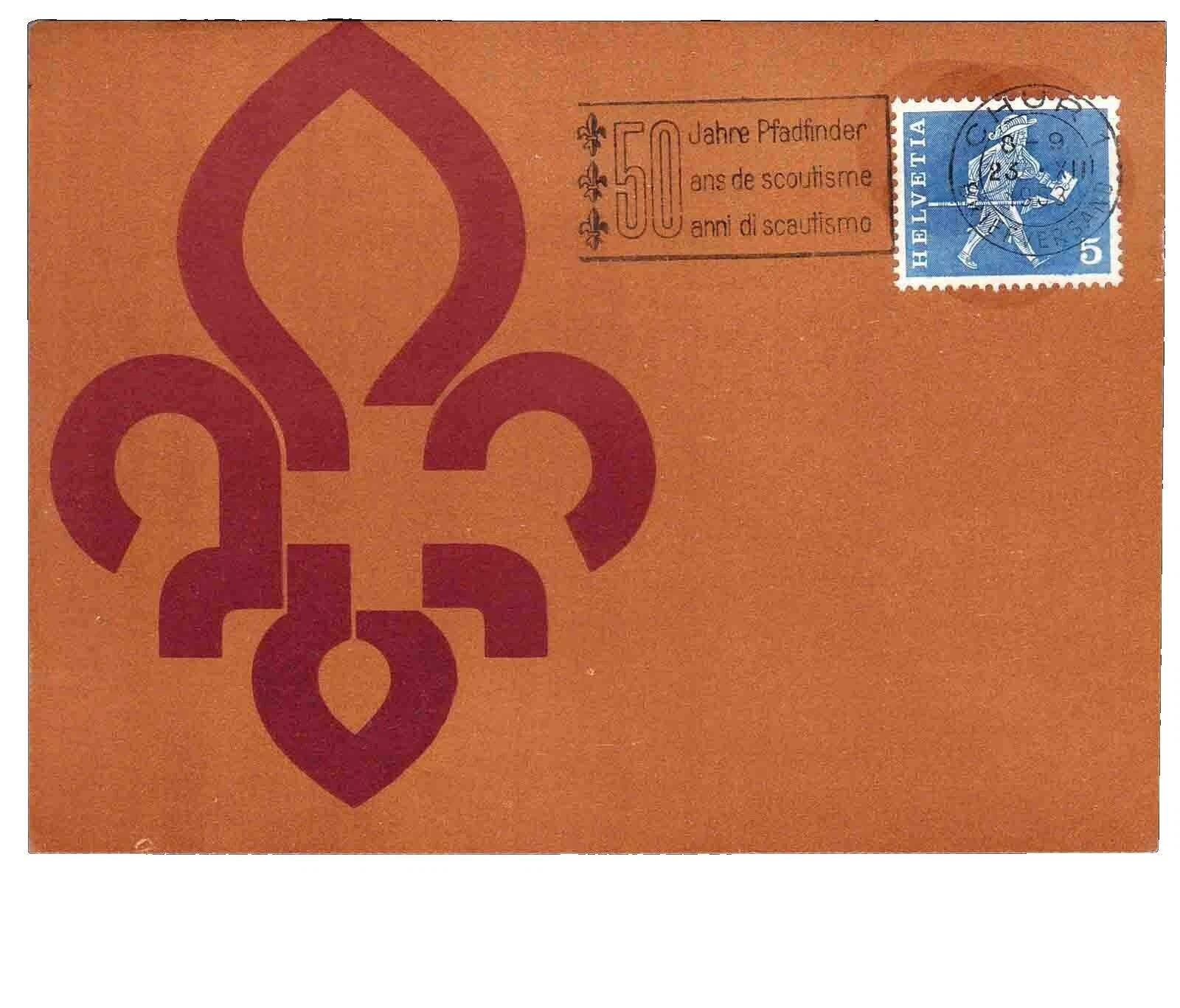 Boy Scouts Swiss Stamps