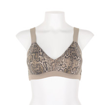 Spanx Bra-llelujah Beige Animal Print Bralette Size M L61256
