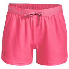 Girls Under Armour UA Play Up Solid Shorts Pink 1363372-653 Size: YMD/JM/J-M