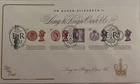 GB Long to Reign Over Us 2015 M/Sheet FDC