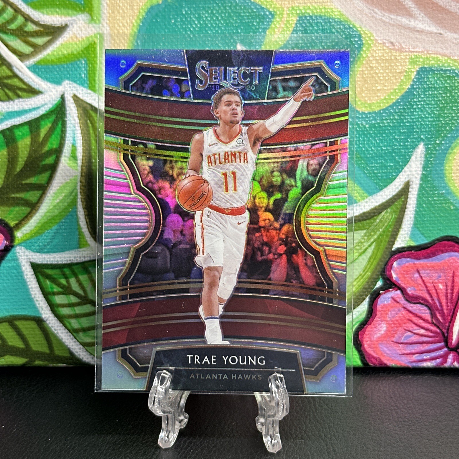 Trae Young 2019-2020 Panini Select Concourse Silver Prizm #33 Atlanta Hawks