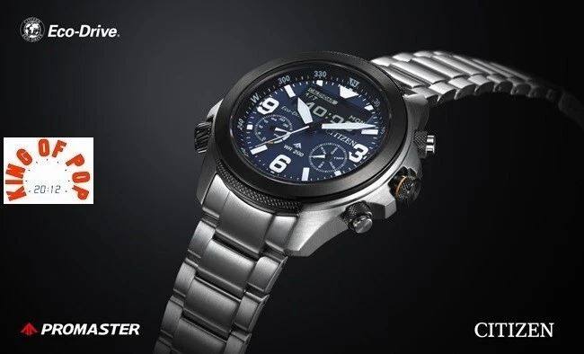 CITIZEN JV1006-51L, Eco Drive Land , Promaster, Zafiro,20 Bar - Image 3 of 4