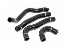 Torque Solution Silicone Radiator Hose Kit (Black) Fits Mitsubishi Evo X 08-15