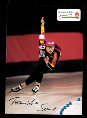 Franziska Schenk autograph card original signed speed skating # a 225173