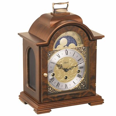 Hermle 22864-030340 Debden gewölbte Westminster Glockenspiel Nussbaum Kaminuhr