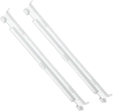 2-Pack Crisper Drawer Slide Rails for Whirlpool Refrigerator Replacement Parts
