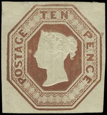 Great Britain Scott 6 Gibbons 57 Mint Stamp