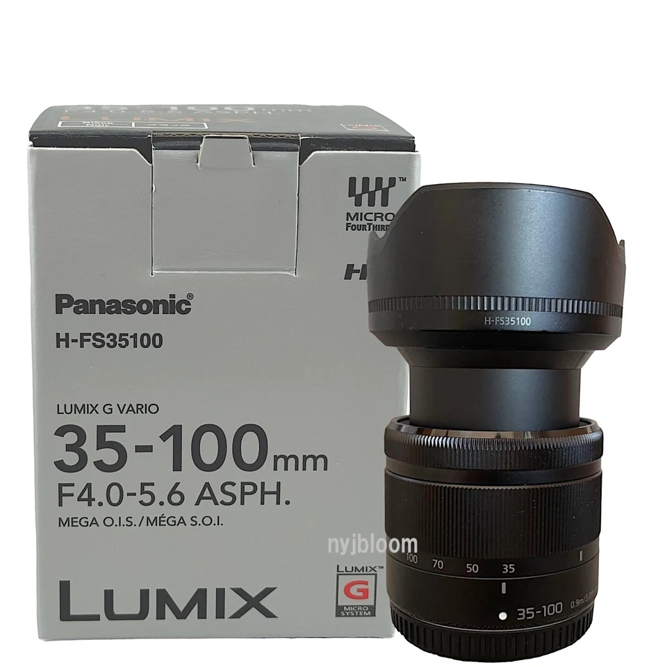 New Panasonic LUMIX G VARIO 35-100mm f/4.0-5.6 ASPH. MEGA O.I.S. Lens - BLACK - Image 4 of 4