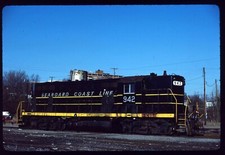 Original Rail Slide - SCL Seaboard Coast Line 942 Richmond VA 3-23-1984 GP7