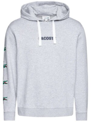 Lacoste Mens Hooded Jumper Size 5 Grey NP:120,00 