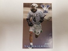 Yale University Bulldogs 2005 Men's Lacrosse Pocket Schedule - NH Register