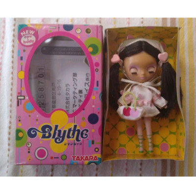 Sehr Gut!! Petite Blythe Cherry Berry Puppe PBL-TRU-EX02 Vintage 2003 TAKARA