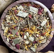 Lakshmi Invocation And Offering Herbal Blend, Handmade, Incense, Bath Soak