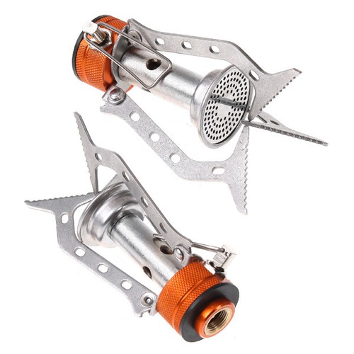 Portable Stainless Steel Camping Stove Outdoor Picnic Cookout Mini Gas Burner - Picture 3 of 4