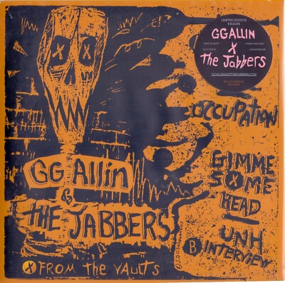 GG Allin - Dead or Alive - Occupation - Gimme Some Head UNH Interview 7''