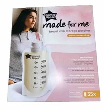 3 Boxes Tommee Tippee Pump and Go Breast Milk Storage Bags,Storing and Freezing