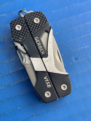 Gerber Vise Black Aluminum Handle Mini Multi-Plier 7 Tool