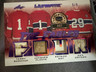 NHL HOCKEY, Fabled 4, relic Card, Sawchuck, Plante, Roy, Dryden 5/9