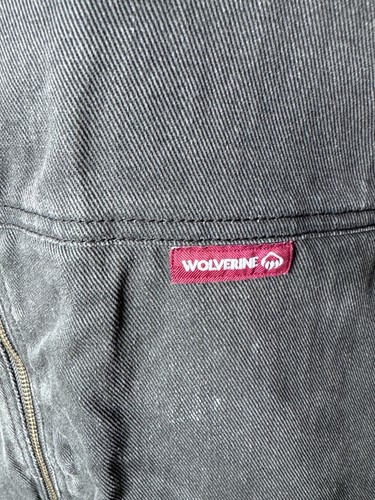 Wolverine Mens Size L Canvas Vest Brown Sherpa Lined Full Zip Work Wear - Picture 9 of 11
