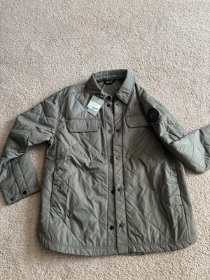 Canada Goose Military Green Jacket With Black Badge - Size Large