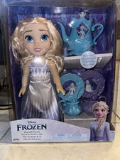 Disney Frozen Elsa Doll and Tea Set For Two New Rare