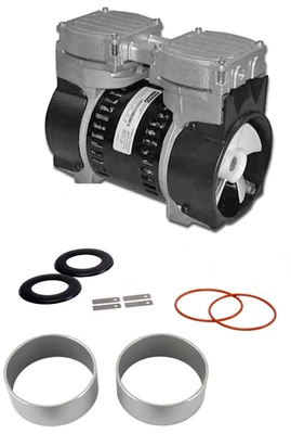 Gast REBUILD KIT for 75R Rocking Piston Oil less Pumps K797E Service Kit 75R647