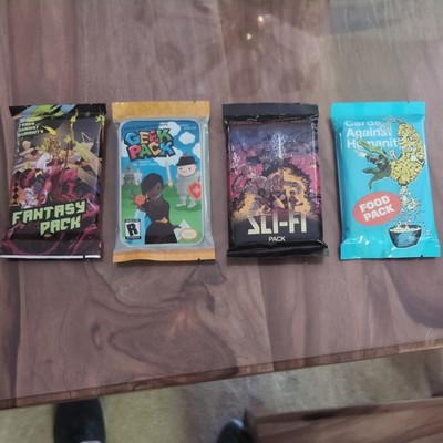 Fantasy,Food,Sci-Fi,and Geek Cards Against Humanity Packs