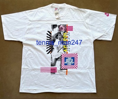 Nike Andre Agassi Air Tech Challenge Court Tennis T-Shirt Denim