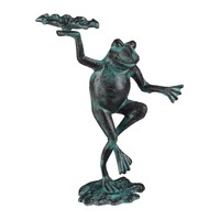 Gartenfigur Frosch Wetterfester Gartendekor GrüN Deko-Frosch Frosch Dekofigur