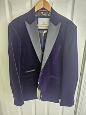 Men cavani Purple Uk 40 Jacket Designer Wedding Groom Tuxedo Party Wear Blazers