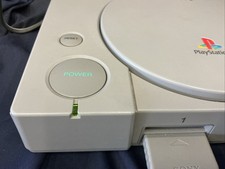 Sony PlayStation PS1 SCPH-7501 Console w Controller Tested Powers On
